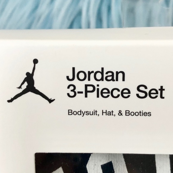 Jordan Kids Bodysuit Set - Black, Red, White - Picture 6 of 7